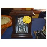 International Silver Mantle Clock