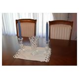 Candle Sticks and Vase
