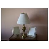Lamp and Picture Frames