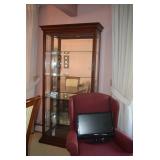 Tall Glass Display Cabinet