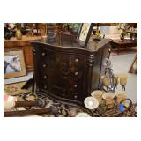 Vintage Dresser, Hanging Light Fixture