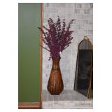 Large Vase with Artificial Floral