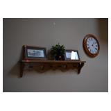 Wall Art, Clock, Wall Shelf