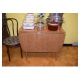 Vintage Drop-Leaf Table & Chair