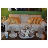 Sofa, Pillows, & Home Decor