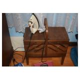 Small Vintage Cabinet & Iron