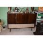 Vintage Kuba Radio Console/Buffet & Clown Figurines