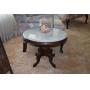 Vintage End Table With Marble Top