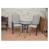 Outside 2 Chairs & Round Table