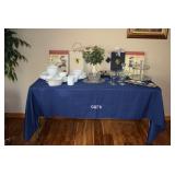 Dishes, Stemware, Art, Servingware, & Plant in Vase