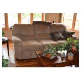 Reclining Sofa & Pillows