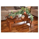 Coffee Table, Decor, & Artificial Plants