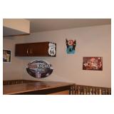 Art, Coca-Cola Clock,& Coors Light Art