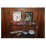 Bar Art, Clocks, Decor