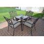 Outdoor Patio Table, 4 Chairs
