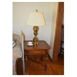 Side Table & Lamp