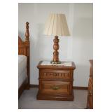 Side Table & Lamp