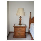 Side Table & Lamp