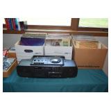 Radio/CD Player & Albums