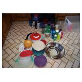 Plastic Containers, Water Bottles