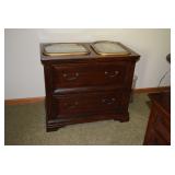 Side Table W/Drawers