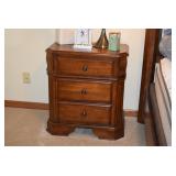 Side Table w/Drawers, Home Decor, Lamp