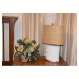 Table Lamp, Floral Piece
