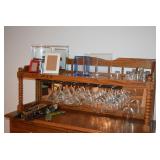 Portable Bar, Stemware, Home Decor