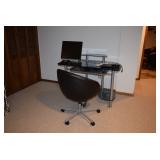 Computer Desk, Computer, Chair