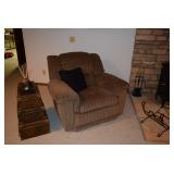 Side Chair, Firewood Holder, Fireplace Tools