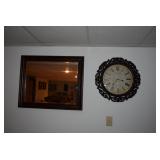 Mirror, Wall Clock