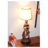 Yogi Bear Lamp & Gilligan Figurine