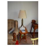 Side Table & Lamp