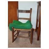 Vintage Rocker & Blanket