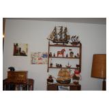 Wall Shelf, Home Decor, Viking Figures & Viking Model Sailing Ships
