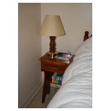 Side Table, Lamp