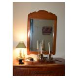 Dresser, Mirror, Home Decor, Lamp