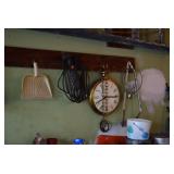 Garage Items & Vintage Clock