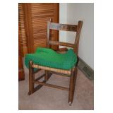 Vintage Rocker & Afghan