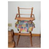 Vintage High Chair & Pad