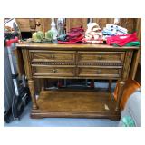 Console Table & Linens