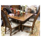 Dining Table, Chairs, & Home Decor