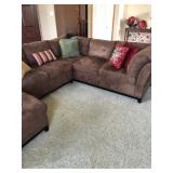 Sectional Sofa & Pillows