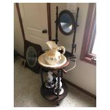 Vintage Side Table & Decor