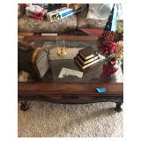 Vintage Coffee Table & Decor