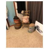 Collectible Boxes & Vintage Chair