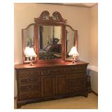 Vintage Dresser W/Mirror
