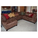 Sectional Sofa & Pillows