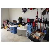 Coolers & Garage Items