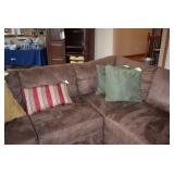 Sectional Sofa & Pillows
